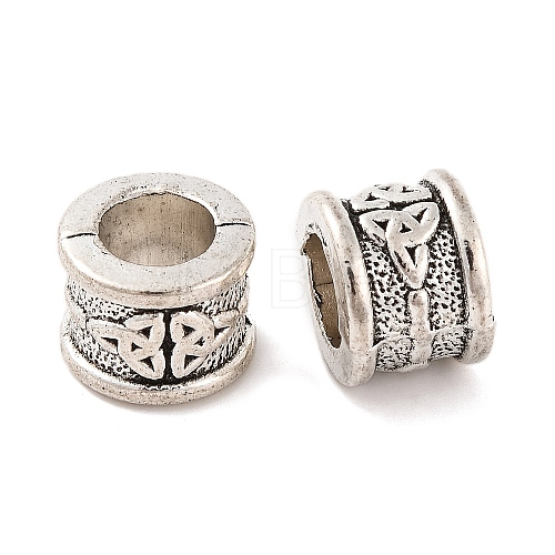 Tibetan Style Zinc Alloy Beads X-TIBEB-R063-011AS-RS-1