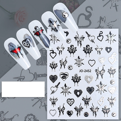 Butterfly Paper Nail Art Stickers PW-WG16398-06-1