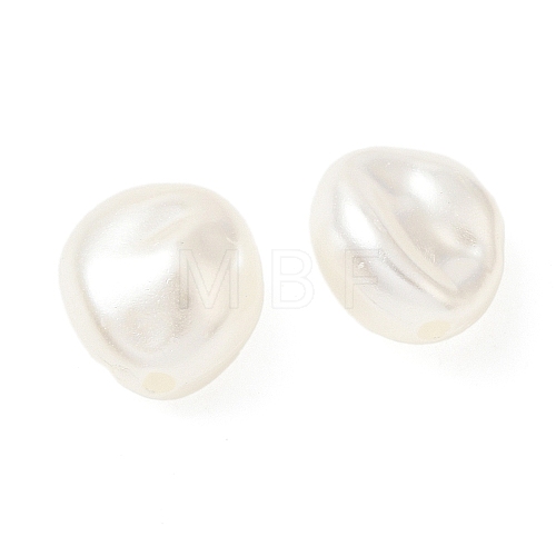 ABS Plastic Beads Imitation Pearl KY-I009-01-1