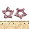 Star Shape Polymer Clay Rhinestone Beads CLAY-NH0001-06P-3