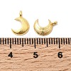 925 Sterling Silver Textured Moon Charms STER-K188-09B-G-3