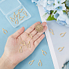20Pcs Brass Pendants KK-BBC0027-67G-3