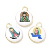 Printed Brass Pendants KK-CBAF9BC-11G-1