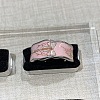 Brass Rhinestone Cuff Open Rings for Women WG7C087-03-1