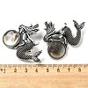 Dual-use Items Alloy Mermaid Brooch JEWB-C026-02G-AS-3