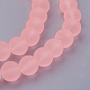 Transparent Glass Bead Strands GLAA-S031-10mm-28-3