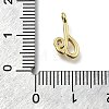 Brass Micro Pave Cubic Zirconia Pendants KK-B132-12G-D-3