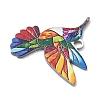 Printed 304 Stainless Steel Pendants X-STAS-U056-02P-2