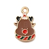 Christmas Theme Alloy Enamel Pendants FIND-M039-02F-1