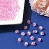 Eco-Friendly Transparent Acrylic Beads PL642-10-5