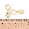 Brass Lily of the Valley European Dangle Charms KK-B166-08G-3