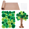 36Pcs 12 Styles Paper Flower Ball Pendant Decorations HJEW-NB0002-27-1