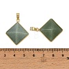 Natural Green Aventurine Pendants G-H359-03G-05-2