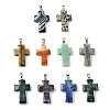 Natural & Synthetic Mixed Stone Pendants GG-K002-11-1
