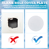 8Pcs PP Plastic Frosted Blank Plate DIY-FH0005-42-3