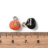 Halloween Alloy Enamel Charms ENAM-D307-01B-3