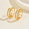 Brass Hoop Earrings KZ9800-1