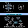 AHADERMAKER DIY Christmas Snowflake Jewelry Making Finding Kit DIY-GA0005-28-2