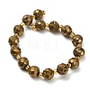 Electroplated Natural Druzy Geode Crystal Beads Strands G-F833-P01-10mm-04-3