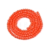 Opaque Solid Color Imitation Jade Glass Beads Strands EGLA-A044-P2mm-D21-2