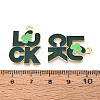 Saint Patrick's Day Alloy Enamel Pendants ENAM-T023-06B-3