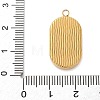 304 Stainless Steel Pendants STAS-F349-03G-02-3