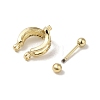 Rack Plating Brass Pave Clear Cubic Zirconia Nose Studs for Women Men EJEW-C097-23E-G-2