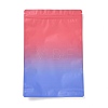 Two Tone Rectangle Plastic Zip Lock Gift Bags OPP-B006-01B-03-2