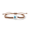 Handmade Lampwork Evil Eye Bead Braided Bracelets UN6877-6-1