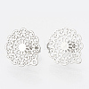 Non-Tarnish 304 Stainless Steel Stud Earring Findings X-STAS-S079-34B-1