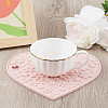 Gorgecraft 2Pcs 2 Colors Silicone Hot Mats for Hot Dishes AJEW-GF0008-29B-4