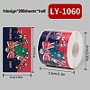 200Pcs Christmas Theme Paper Self-Adhesive Stickers DIY-M070-02P-1