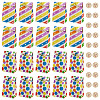 20Pcs 2 Styles Rainbow Color Paper Storage Bags ABAG-TA0002-35-1