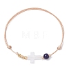 Acrylic & Glass Beaded Bracelets BJEW-JB12757-2