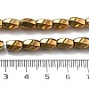 Electroplated Synthetic Non-magnetic Hematite Beads Strands G-P545-G02-02F-4