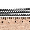 Natural Black Stone Beads Strands GG-CBA0389-A07-3mm-5