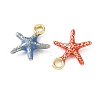 Alloy Enamel Pendants AL-CBA3844-02D-G-2