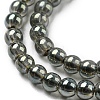 Electroplate Glass Beads Strands EGLA-K014-A-FR07-3