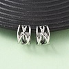 304 Stainless Steel C-Shaped Cuff Earrings EJEW-K268-86P-2