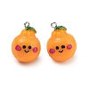 Opaque Resin Pendants RESI-A051-02A-P-1