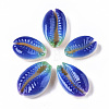 Printed Natural Cowrie Shell Beads X-SSHEL-R047-01-A01-2