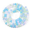 Imitation Jade Glass Beads Strands GLAA-T028-01-3