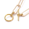 Chain Necklaces X-NJEW-JN02772-01-3