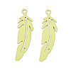 Spray Painted 430 Stainless Steel Pendants STAS-N121-06B-1