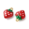 304 Stainless Steel Enamel Pendants SA-L002-20G-04-2
