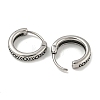 316 Surgical Stainless Steel Hoop Earrings EJEW-D096-23B-AS-2