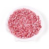 Transparent Spray Painted Glass Beads LS-EGLA-N018-4mm-07-1