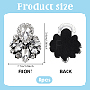 Glass Rhinestone Embroidery Sew on Ornament Accessories PATC-WH0021-070F-2