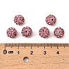 Polymer Clay Rhinestone Beads RB-H284-8MM-209-2