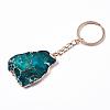 Natural Regalite/Imperial Jasper/Sea Sediment Jasper Keychain G-N0326-002B-3